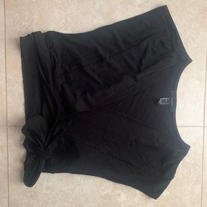 Forever 21 black tie waist tube top
